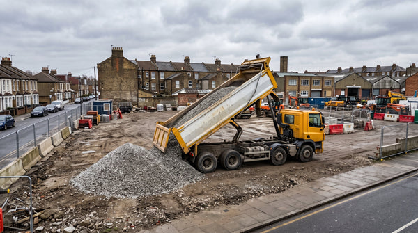 How East London Contractors Cut Aggregate Costs by Backloading the Grab Lorry