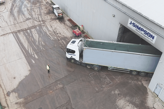Waste Transfer Facility Aerial View
